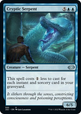 Cryptic Serpent [Jumpstart 2022] MTG Single Magic: The Gathering    | Red Claw Gaming