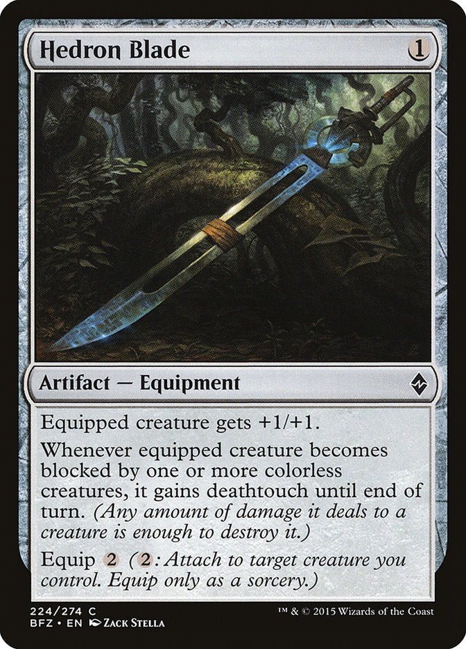 Hedron Blade [Battle for Zendikar] MTG Single Magic: The Gathering    | Red Claw Gaming