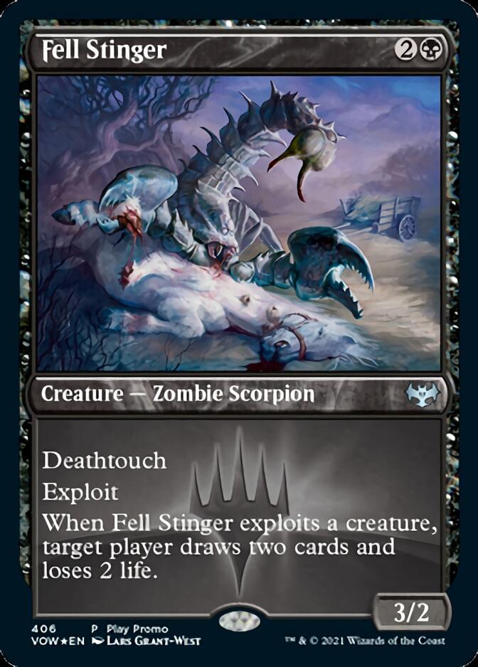 Fell Stinger (Play Promo) [Innistrad: Crimson Vow] MTG Single Magic: The Gathering    | Red Claw Gaming