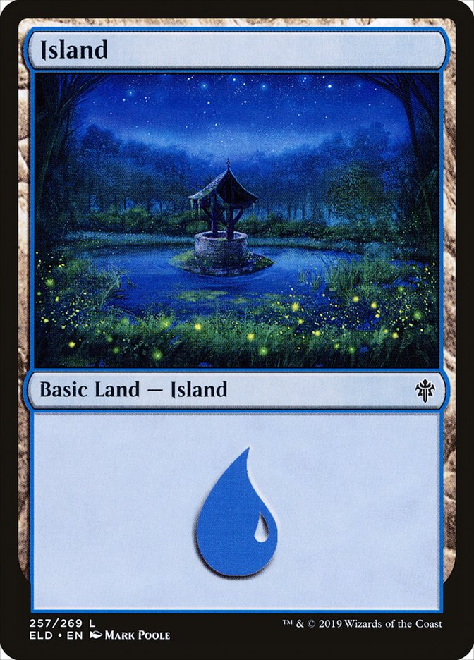 Island (257) [Throne of Eldraine] MTG Single Magic: The Gathering    | Red Claw Gaming