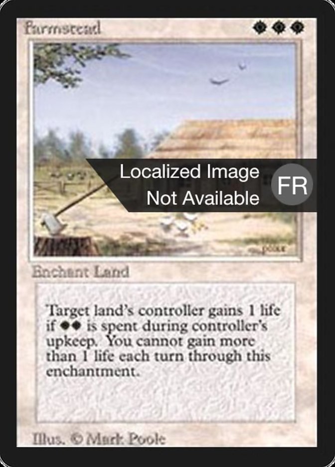 Farmstead [Foreign Black Border] MTG Single Magic: The Gathering    | Red Claw Gaming