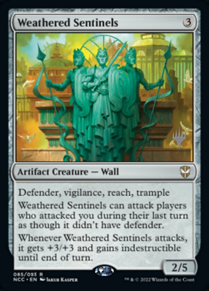 Weathered Sentinels (Promo Pack) [Streets of New Capenna Commander Promos] MTG Single Magic: The Gathering    | Red Claw Gaming