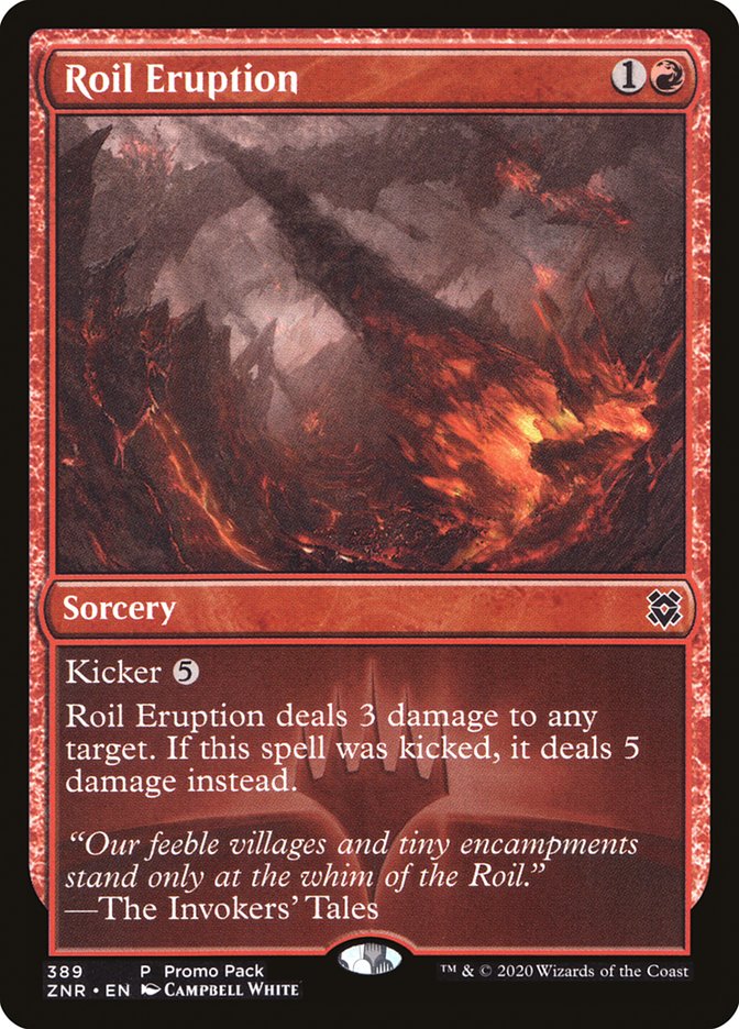 Roil Eruption (Promo Pack) [Zendikar Rising Promos] MTG Single Magic: The Gathering    | Red Claw Gaming