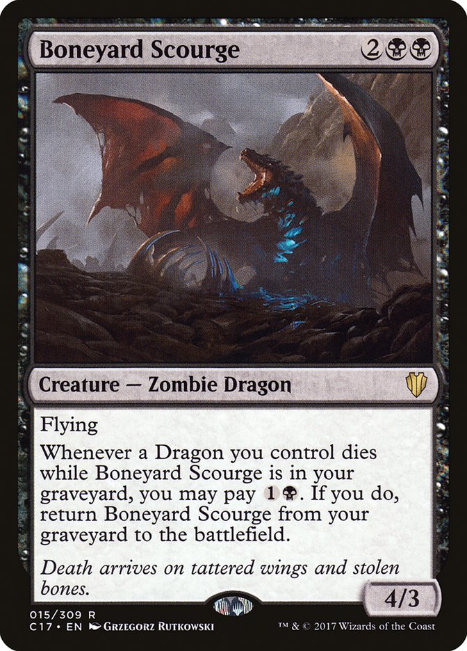 Boneyard Scourge [Commander 2017] MTG Single Magic: The Gathering    | Red Claw Gaming