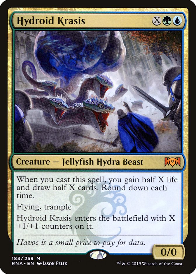 Hydroid Krasis [Ravnica Allegiance] MTG Single Magic: The Gathering    | Red Claw Gaming