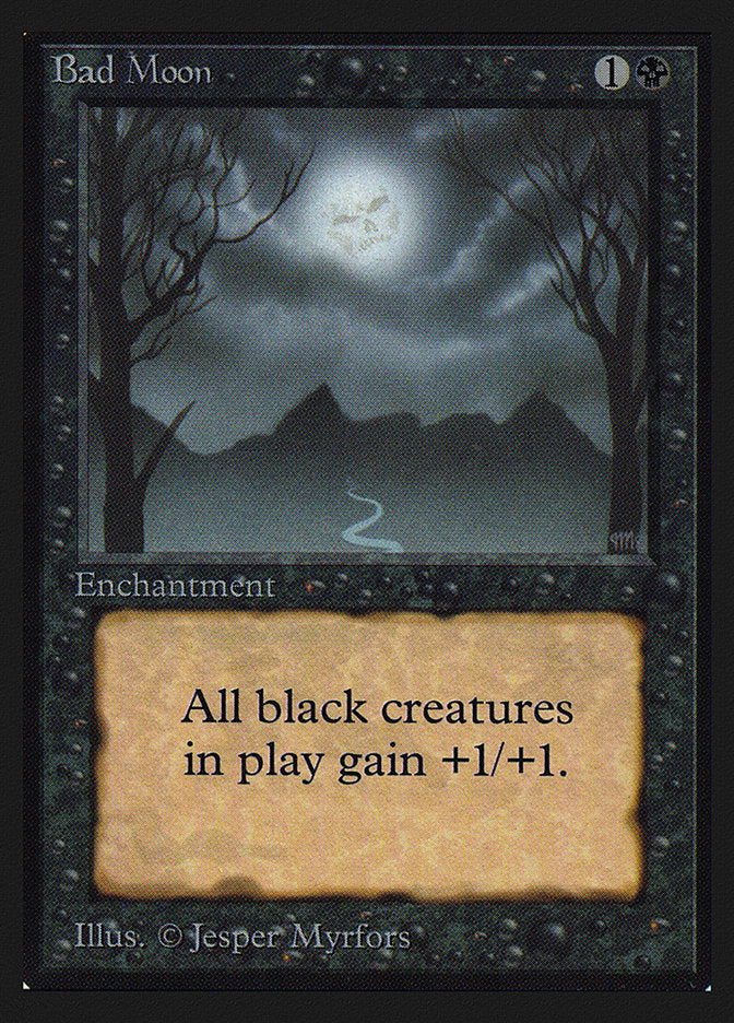 Bad Moon [Collectors' Edition] MTG Single Magic: The Gathering    | Red Claw Gaming