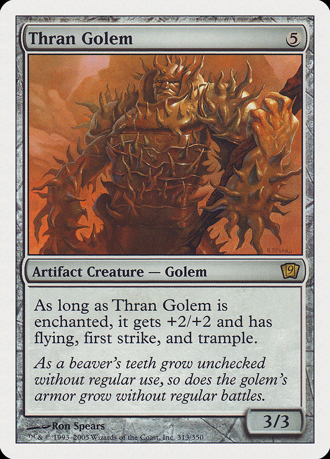 Thran Golem [Ninth Edition] MTG Single Magic: The Gathering    | Red Claw Gaming