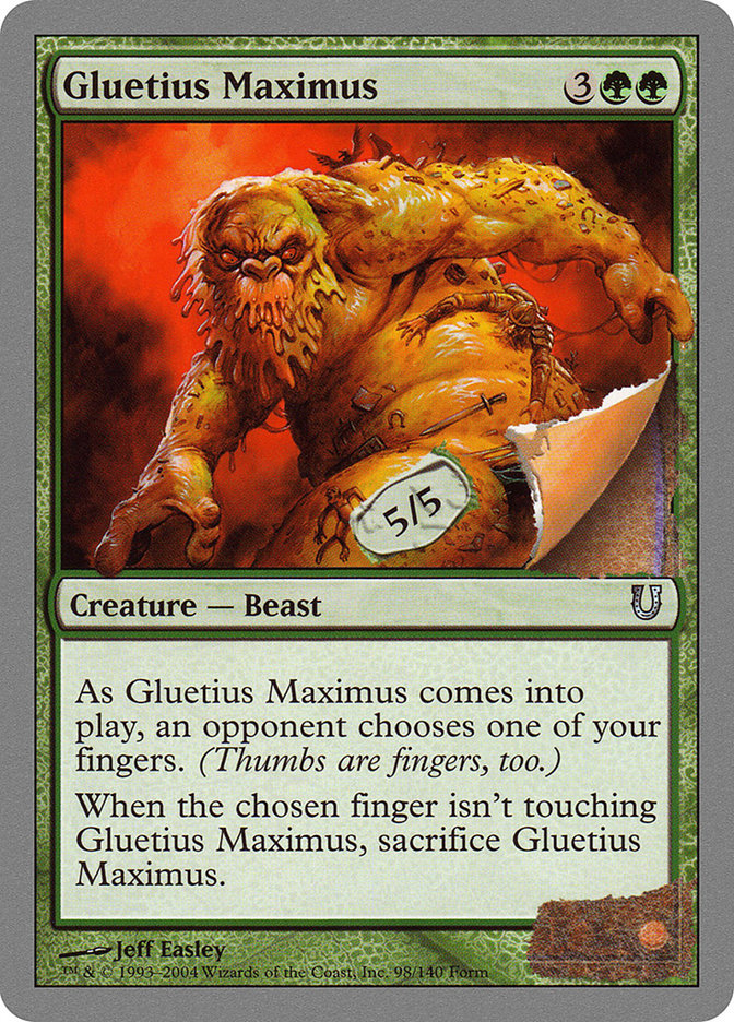 Gluetius Maximus [Unhinged] MTG Single Magic: The Gathering    | Red Claw Gaming