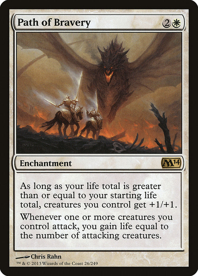 Path of Bravery [Magic 2014] MTG Single Magic: The Gathering    | Red Claw Gaming