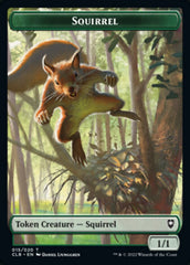 Treasure // Squirrel Double-Sided Token [Commander Legends: Battle for Baldur's Gate Tokens] MTG Single Magic: The Gathering    | Red Claw Gaming