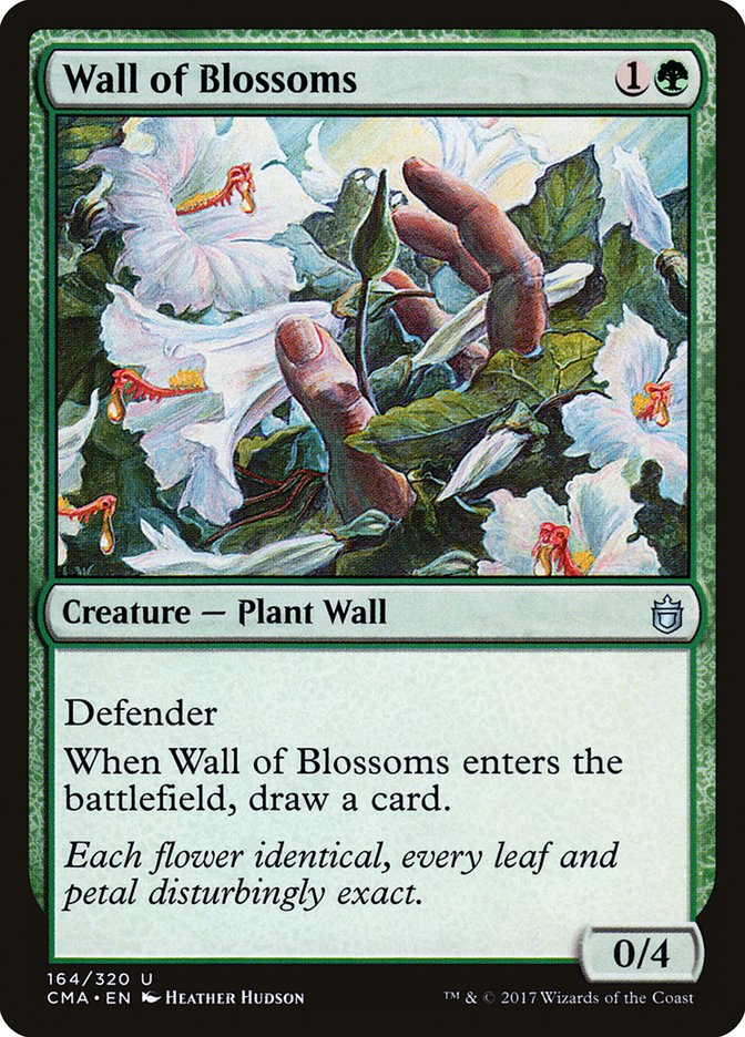 Wall of Blossoms [Commander Anthology] MTG Single Magic: The Gathering    | Red Claw Gaming