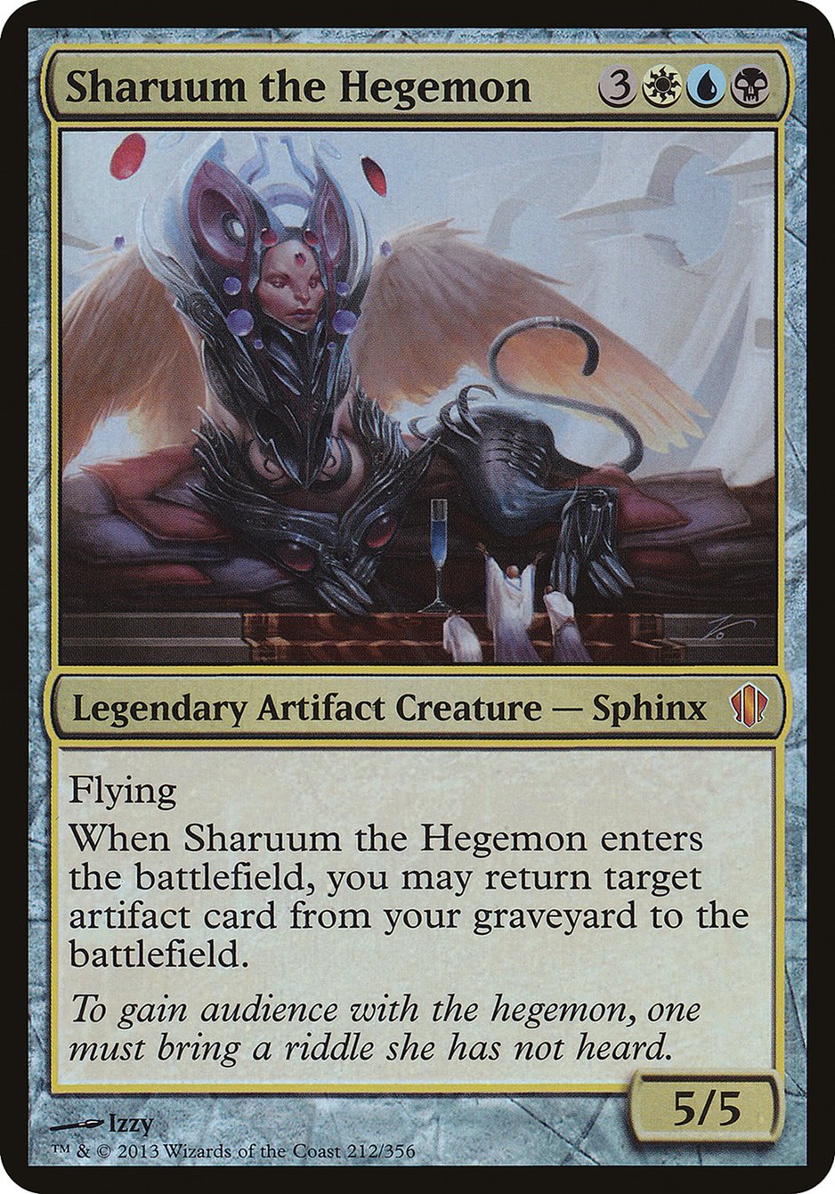 Sharuum the Hegemon (Oversized) [Commander 2013 Oversized] MTG Single Magic: The Gathering    | Red Claw Gaming