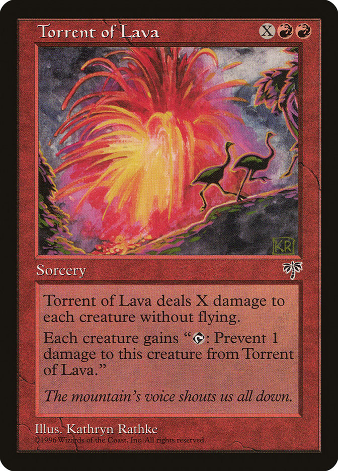 Torrent of Lava [Mirage] MTG Single Magic: The Gathering    | Red Claw Gaming