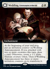 Wedding Announcement // Wedding Festivity (Extended Art) [Innistrad: Crimson Vow] MTG Single Magic: The Gathering    | Red Claw Gaming