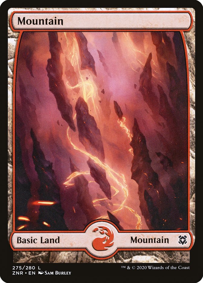 Mountain (275) [Zendikar Rising] MTG Single Magic: The Gathering    | Red Claw Gaming