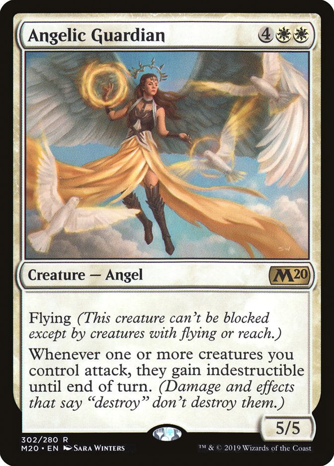 Angelic Guardian [Core Set 2020] MTG Single Magic: The Gathering    | Red Claw Gaming