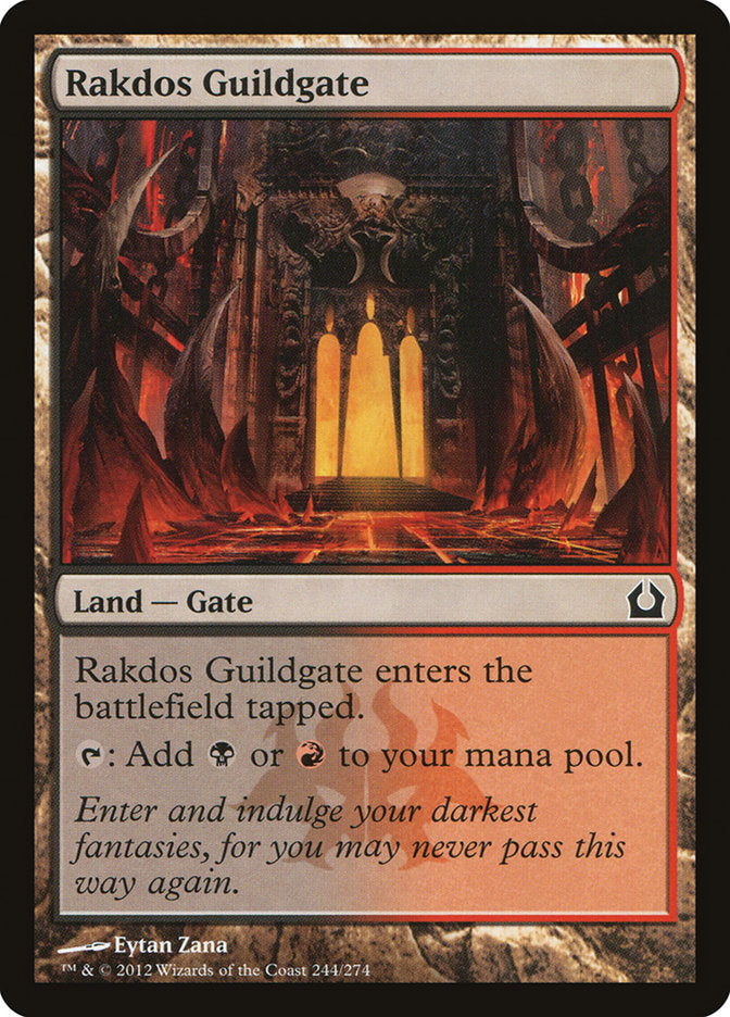 Rakdos Guildgate [Return to Ravnica] MTG Single Magic: The Gathering    | Red Claw Gaming