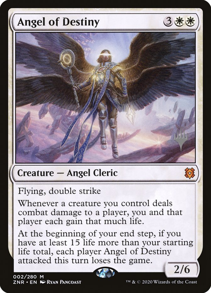 Angel of Destiny (Promo Pack) [Zendikar Rising Promos] MTG Single Magic: The Gathering    | Red Claw Gaming