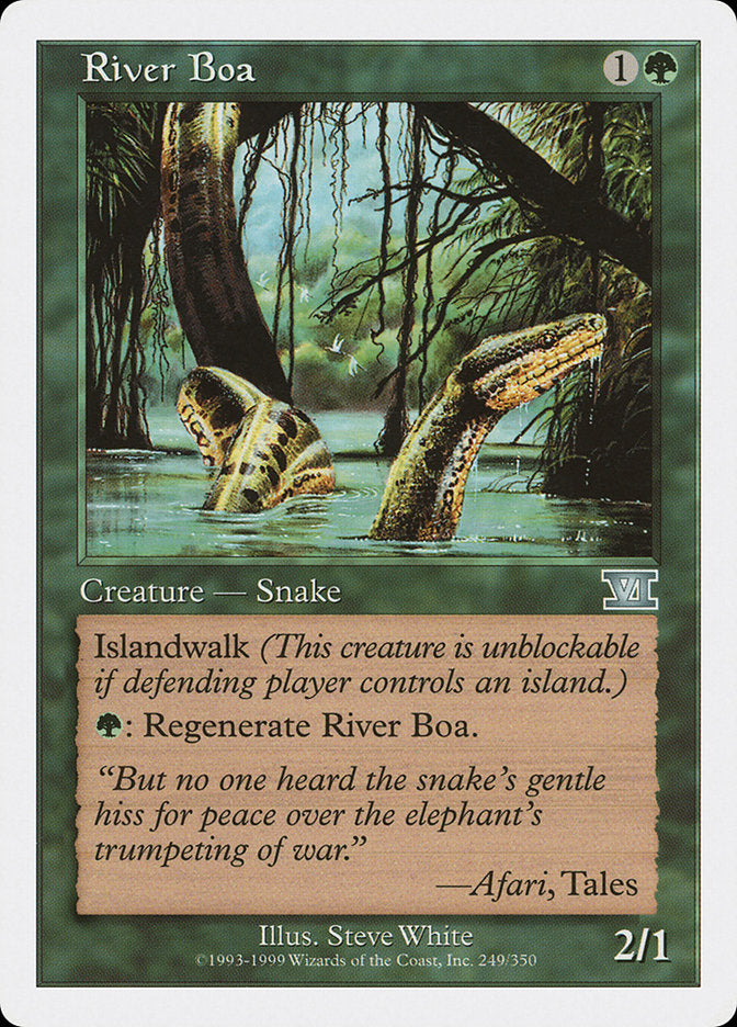 River Boa [Classic Sixth Edition] MTG Single Magic: The Gathering    | Red Claw Gaming