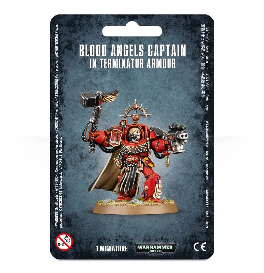 BLOOD ANGELS TERMINATOR CAPTAIN Blood Angels Games Workshop    | Red Claw Gaming