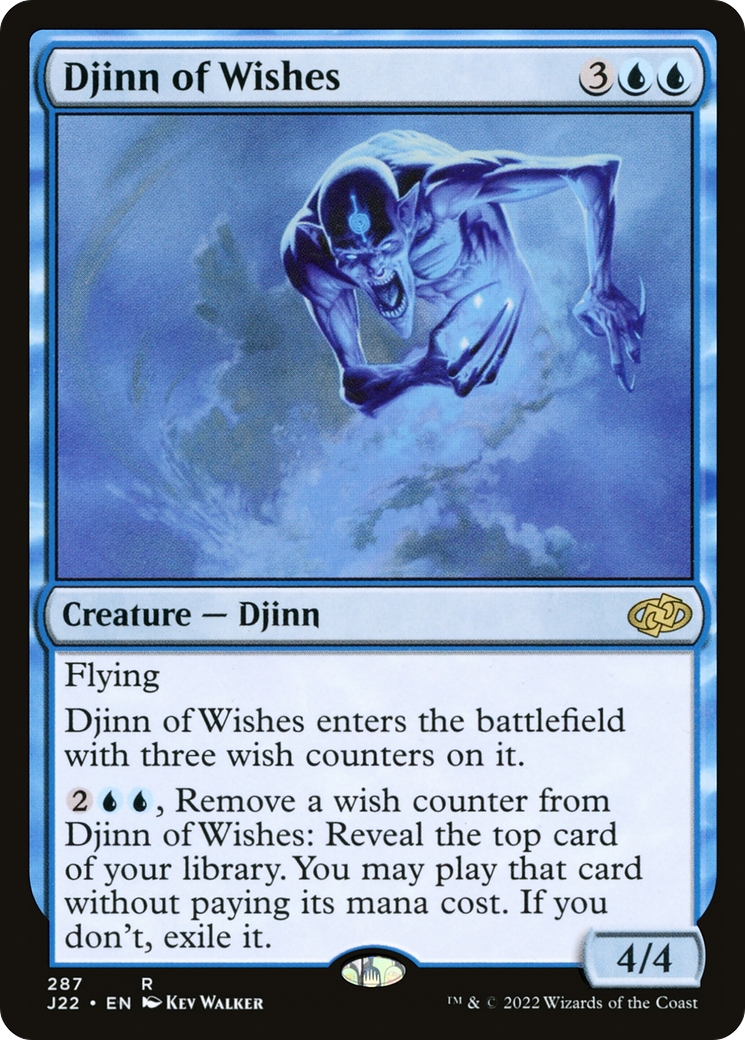 Djinn of Wishes [Jumpstart 2022] MTG Single Magic: The Gathering    | Red Claw Gaming