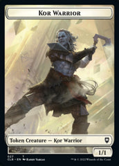 Kor Warrior // Angel Warrior Double-Sided Token [Commander Legends: Battle for Baldur's Gate Tokens] MTG Single Magic: The Gathering    | Red Claw Gaming
