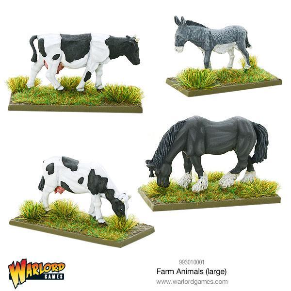 Large Farm Animals Terrain Warlord Games    | Red Claw Gaming