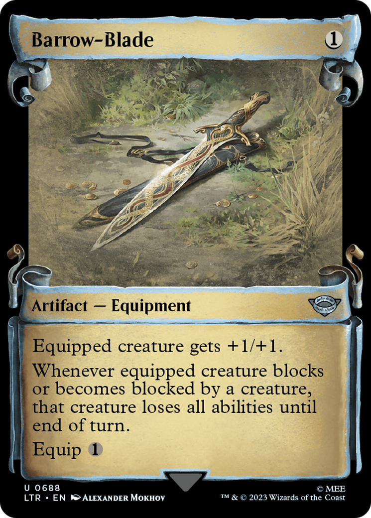Barrow-Blade [The Lord of the Rings: Tales of Middle-Earth Showcase Scrolls] MTG Single Magic: The Gathering    | Red Claw Gaming