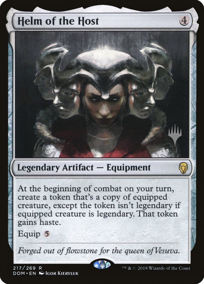 Helm of the Host (Promo Pack) [Dominaria Promos] MTG Single Magic: The Gathering    | Red Claw Gaming