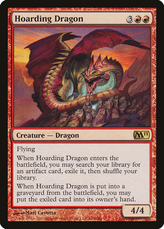 Hoarding Dragon [Magic 2011] MTG Single Magic: The Gathering    | Red Claw Gaming