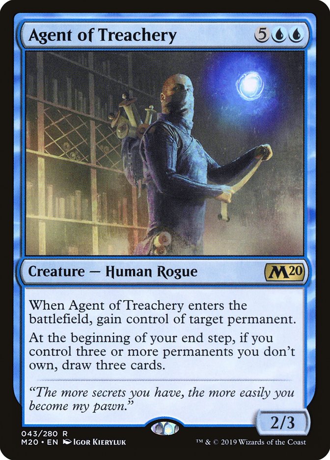 Agent of Treachery [Core Set 2020] MTG Single Magic: The Gathering    | Red Claw Gaming