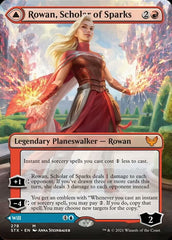 Rowan, Scholar of Sparks // Will, Scholar of Frost (Borderless) [Strixhaven: School of Mages] MTG Single Magic: The Gathering    | Red Claw Gaming