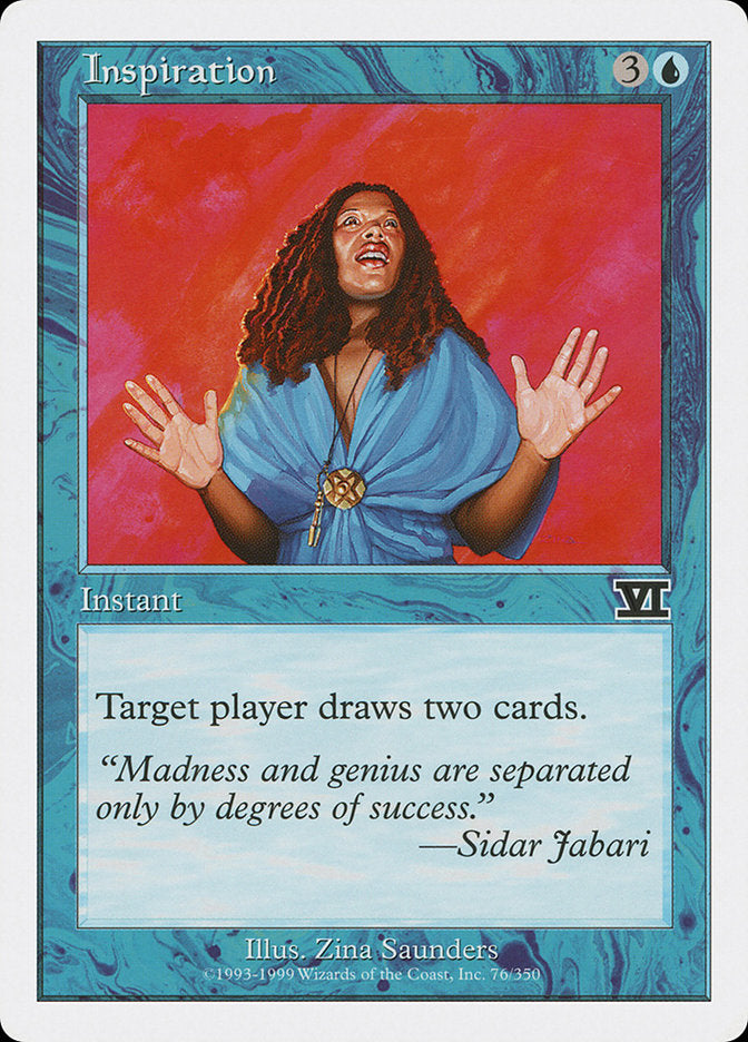 Inspiration [Classic Sixth Edition] MTG Single Magic: The Gathering    | Red Claw Gaming