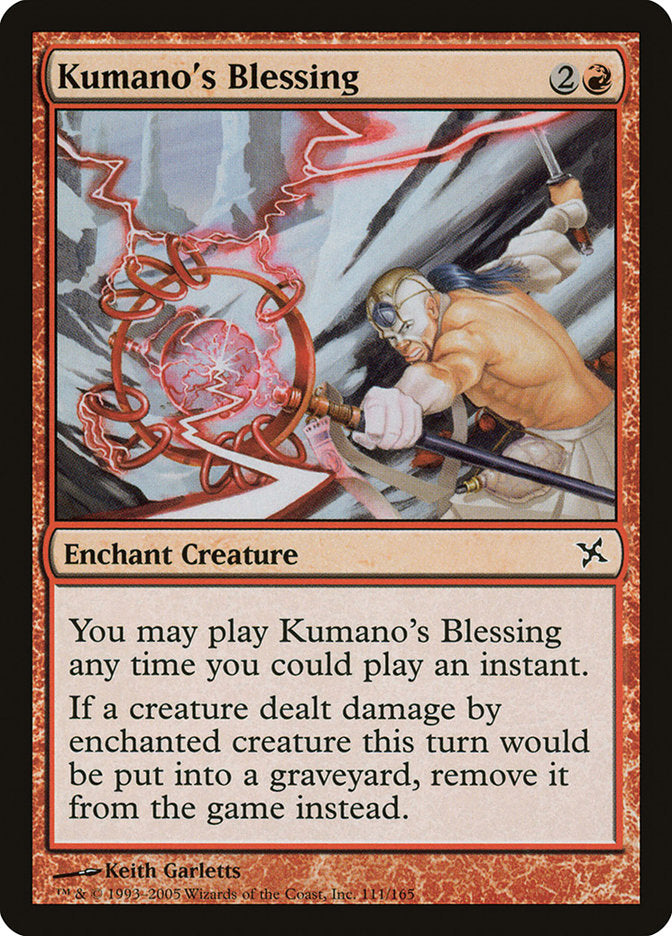 Kumano's Blessing [Betrayers of Kamigawa] MTG Single Magic: The Gathering    | Red Claw Gaming