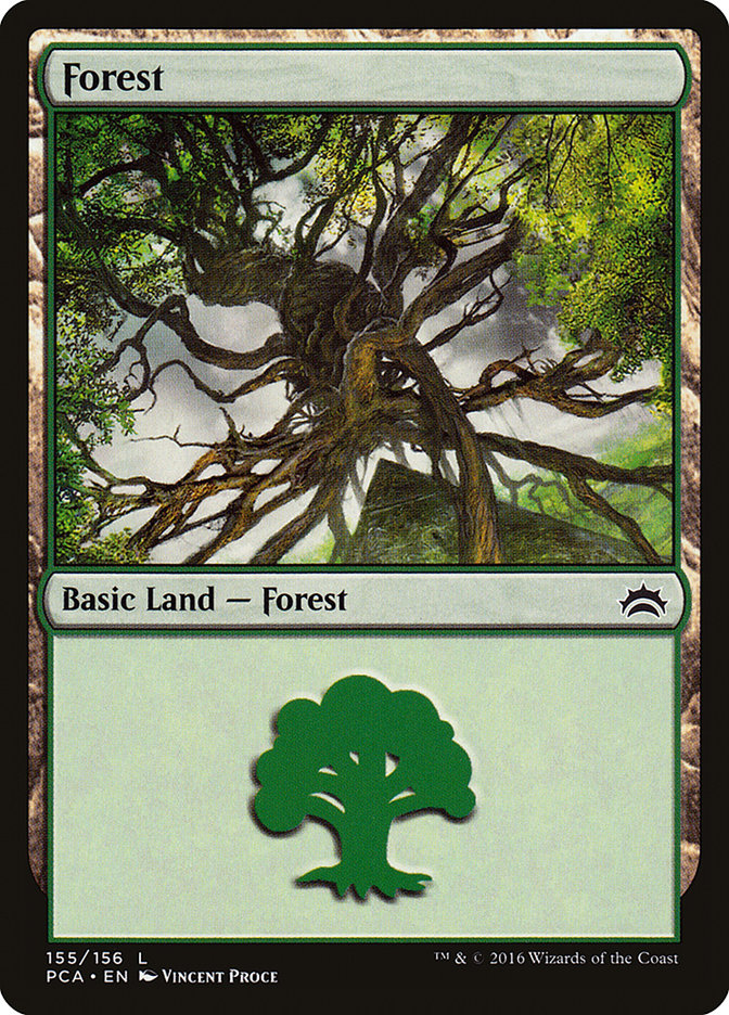 Forest (155) [Planechase Anthology] MTG Single Magic: The Gathering    | Red Claw Gaming