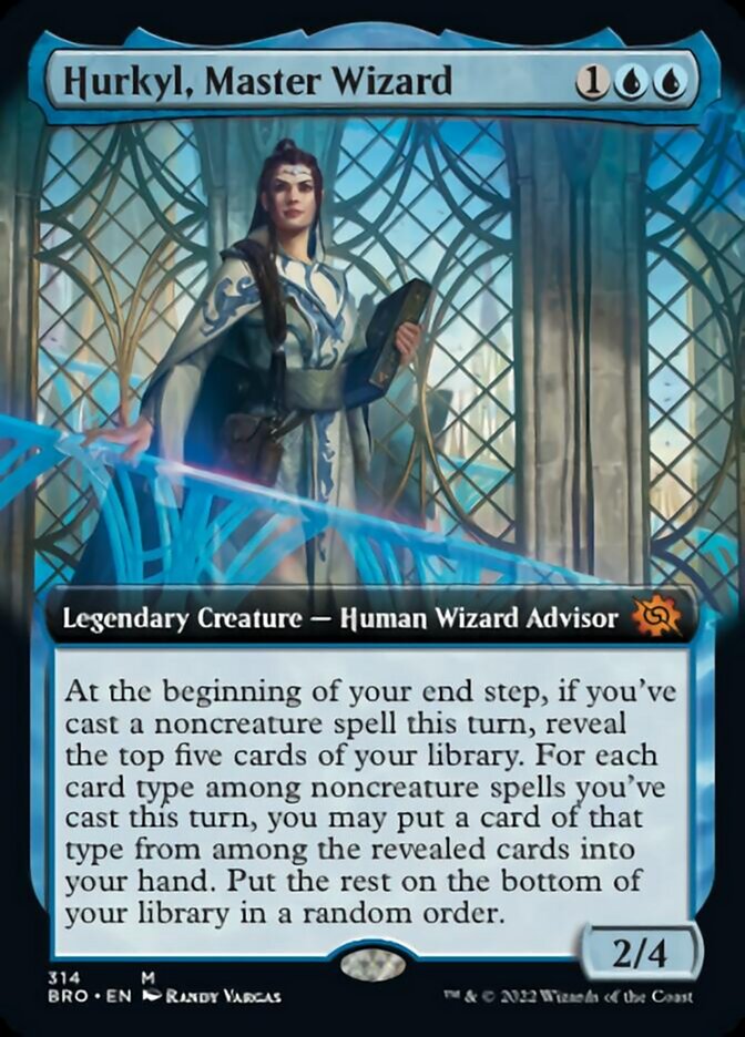 Hurkyl, Master Wizard (Extended Art) [The Brothers' War] MTG Single Magic: The Gathering    | Red Claw Gaming