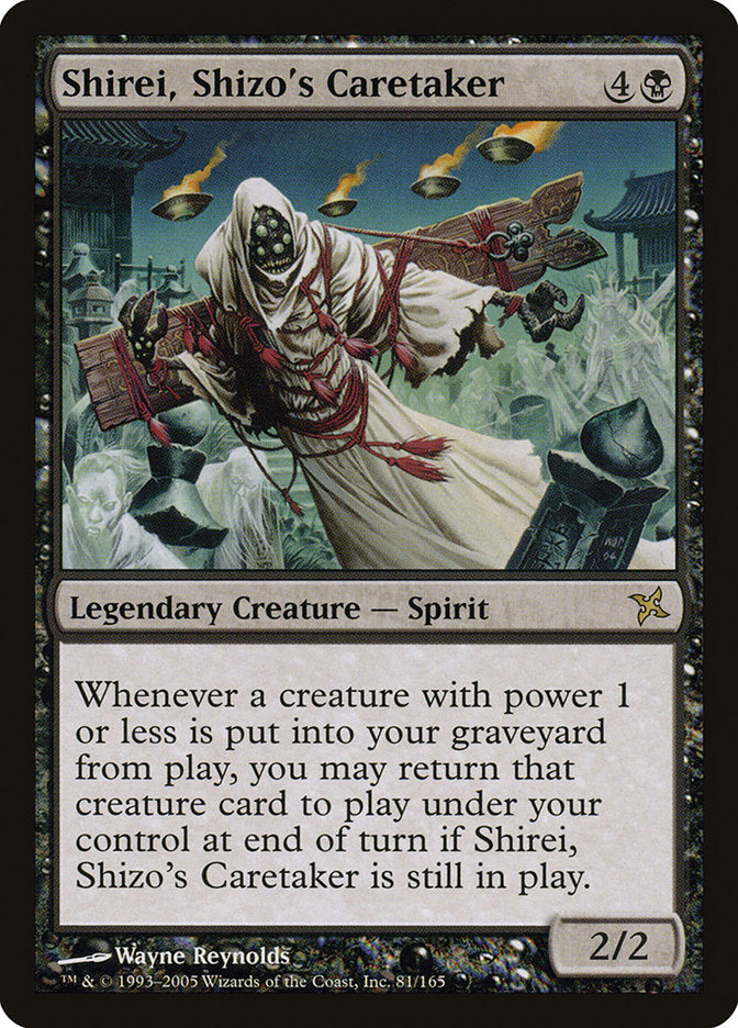 Shirei, Shizo's Caretaker [Betrayers of Kamigawa] MTG Single Magic: The Gathering    | Red Claw Gaming