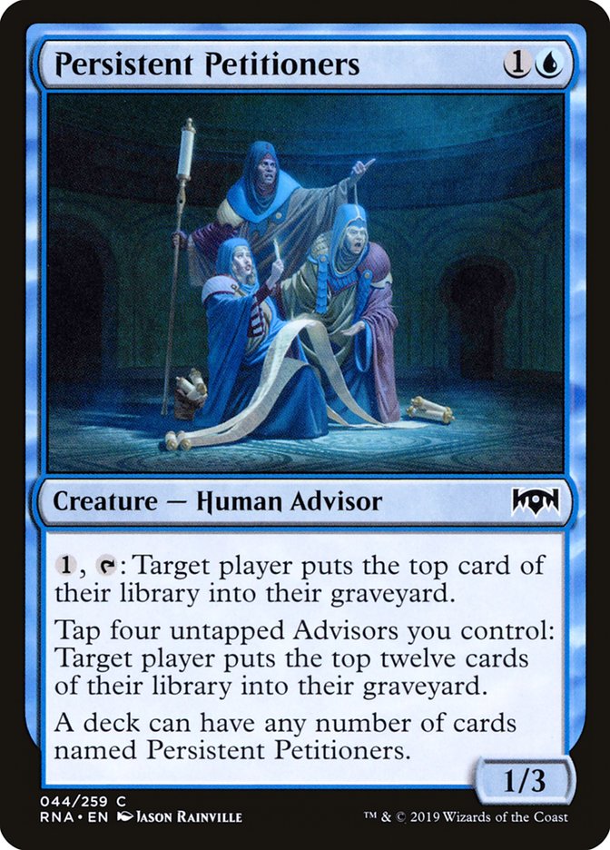 Persistent Petitioners [Ravnica Allegiance] MTG Single Magic: The Gathering    | Red Claw Gaming