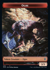 Boar // Ogre Double-Sided Token [Commander Legends: Battle for Baldur's Gate Tokens] MTG Single Magic: The Gathering    | Red Claw Gaming