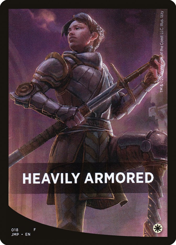 Heavily Armored Theme Card [Jumpstart Front Cards] MTG Single Magic: The Gathering    | Red Claw Gaming