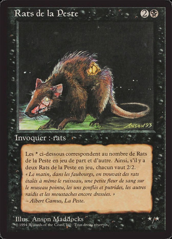 Plague Rats [Foreign Black Border] MTG Single Magic: The Gathering    | Red Claw Gaming