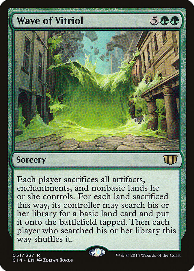 Wave of Vitriol [Commander 2014] MTG Single Magic: The Gathering    | Red Claw Gaming