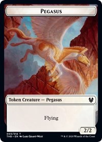 Pegasus // Satyr Double-Sided Token [Theros Beyond Death Tokens] MTG Single Magic: The Gathering    | Red Claw Gaming