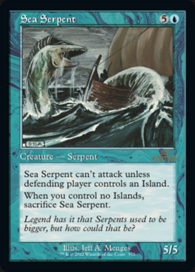 Sea Serpent (Retro) [30th Anniversary Edition] MTG Single Magic: The Gathering    | Red Claw Gaming