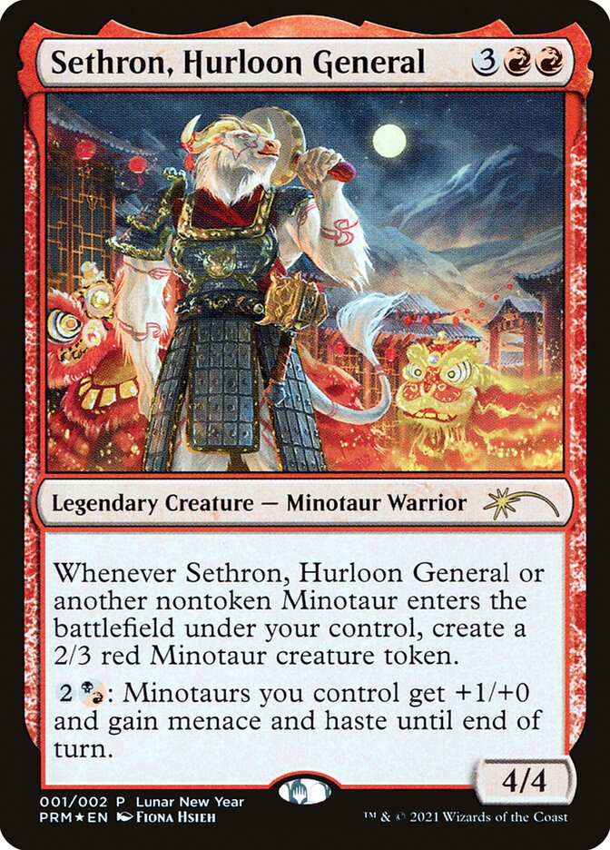 Sethron, Hurloon General [Year of the Ox 2021] MTG Single Magic: The Gathering    | Red Claw Gaming