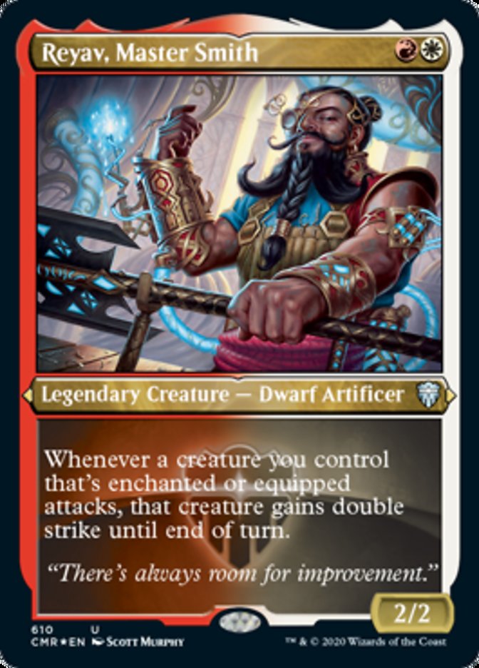 Reyav, Master Smith (Etched) [Commander Legends] MTG Single Magic: The Gathering    | Red Claw Gaming