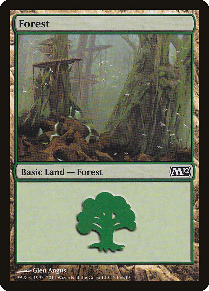 Forest (246) [Magic 2012] MTG Single Magic: The Gathering    | Red Claw Gaming