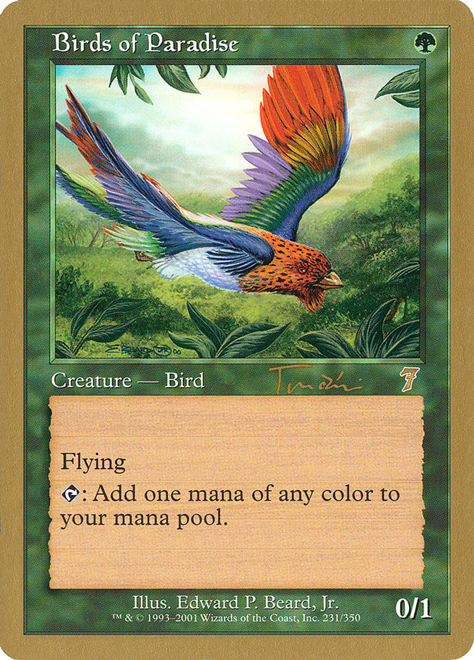 Birds of Paradise (Jan Tomcani) [World Championship Decks 2001] MTG Single Magic: The Gathering    | Red Claw Gaming