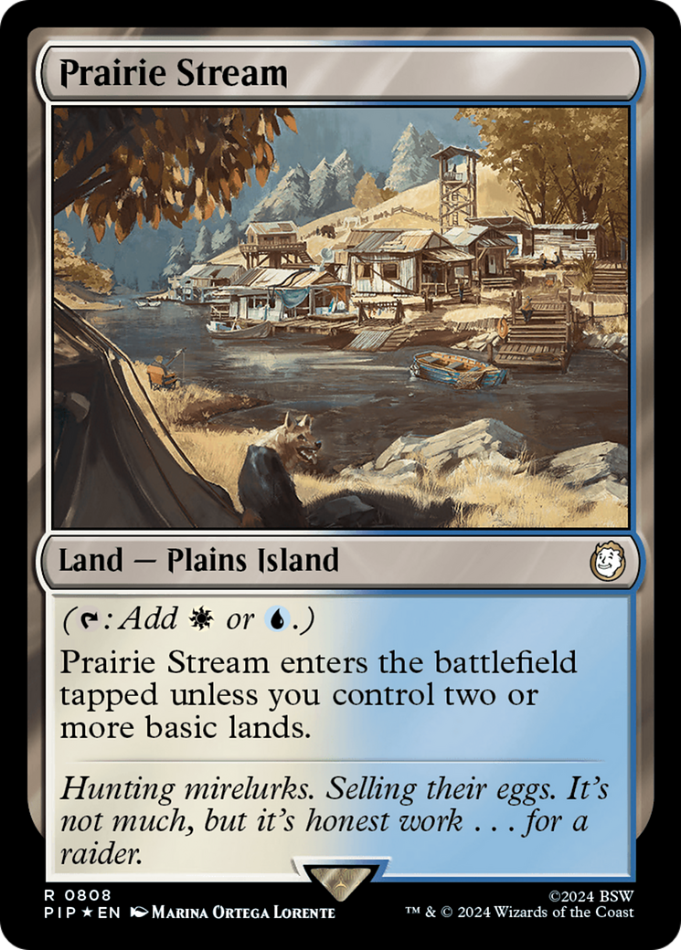Prairie Stream (Surge Foil) [Fallout] MTG Single Magic: The Gathering    | Red Claw Gaming