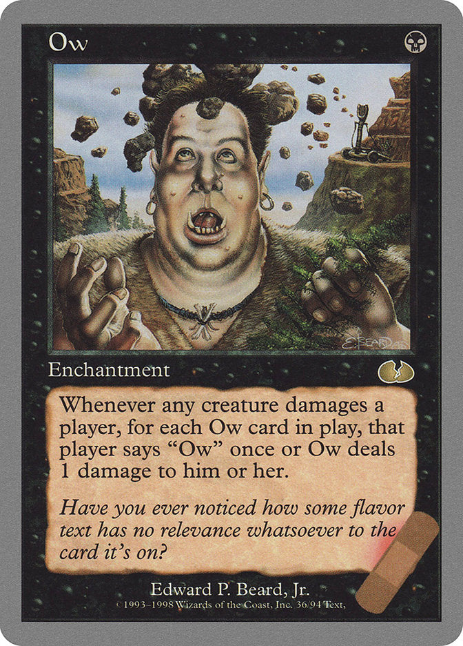 Ow [Unglued] MTG Single Magic: The Gathering    | Red Claw Gaming